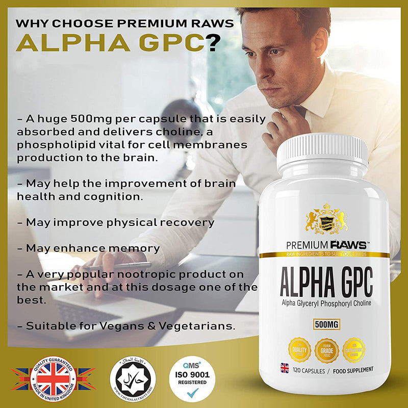 Alpha GPC Capsules  500 mg – Premium Raws
